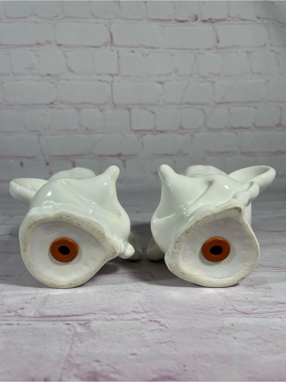 Vintage Disney Mickey Mouse In Chefs Hat Ceramic Salt and Pepper Shaker Pair